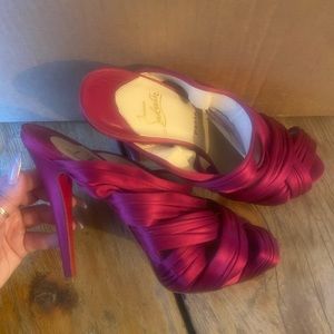 Vintage Christian Louboutin Satin! Amazing!!
